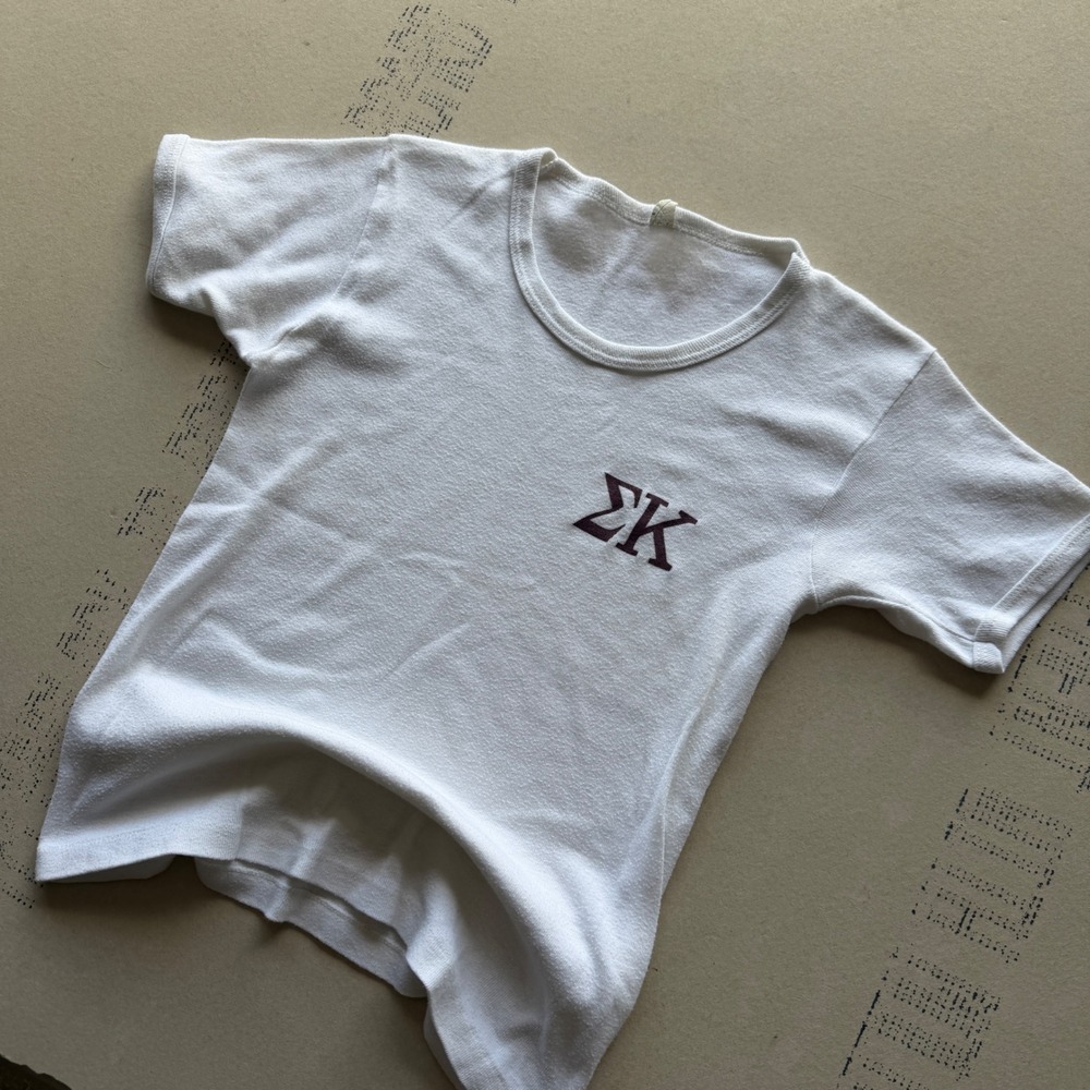 Vintage 70s Sportique Sigma Kappa T-shirt